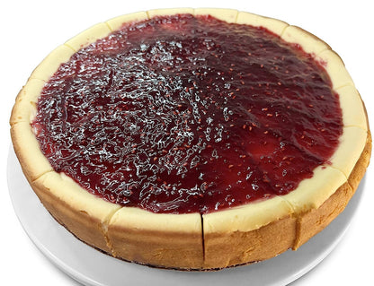 Andy Anand Sugar-Free Raspberry Cheesecake, 9-Inch, 2.6 lb – Freshly Baked, No Preservatives, Diabetic-Friendly, Cream Cheese Gift Box