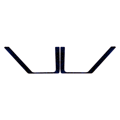 Topo Front Door Net Trim Overlay Kit (Printed Series) - 2021+ Bronco