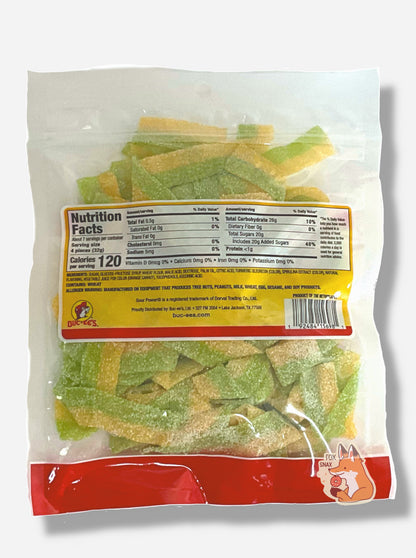 Buc-ee's Dill Pickle Sour Power Candy Belts