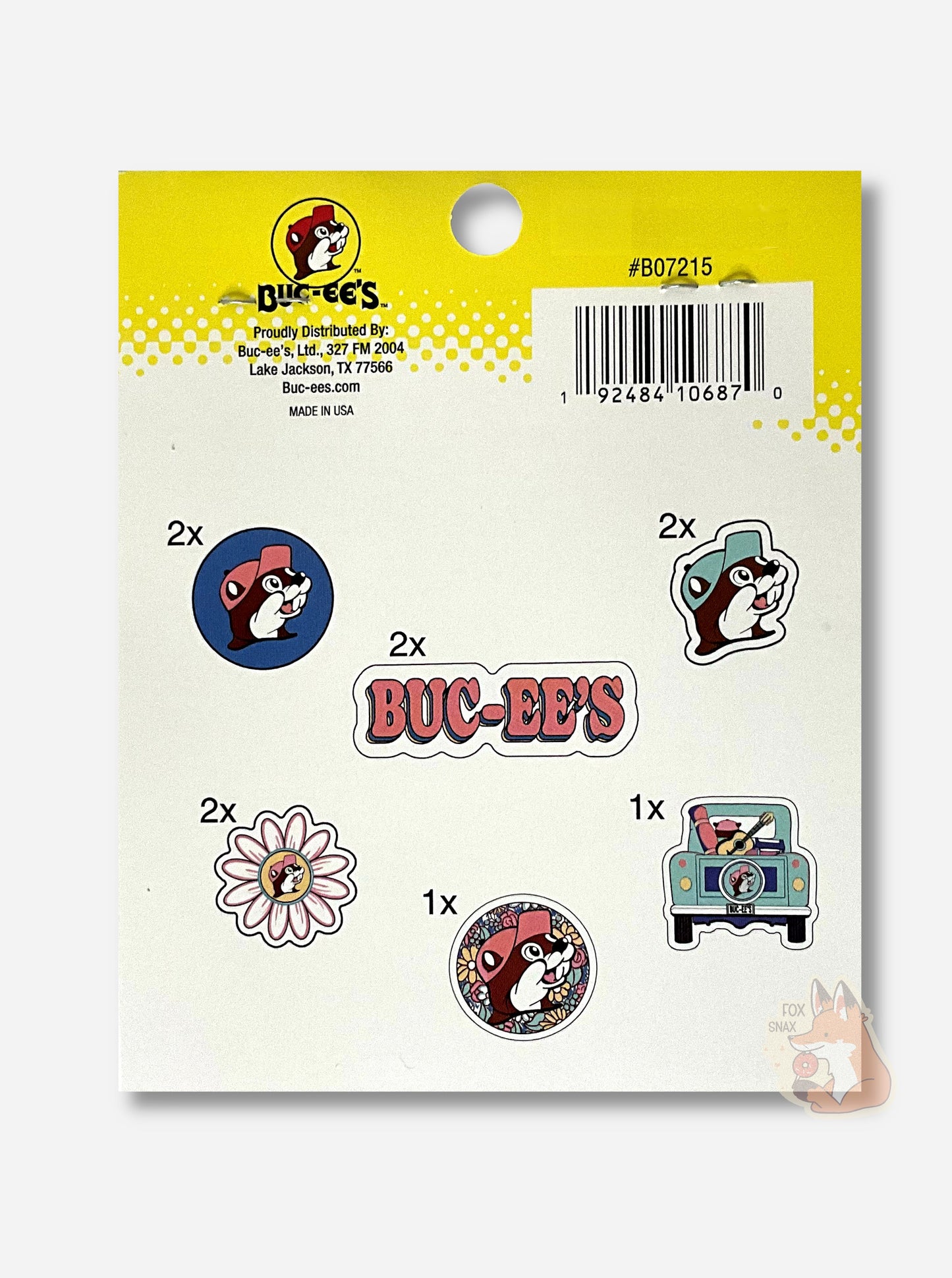 Buc-ee's Sticker Pack