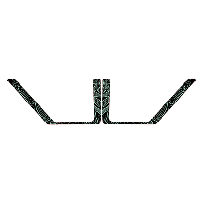 Topo Front Door Net Trim Overlay Kit (Printed Series) - 2021+ Bronco