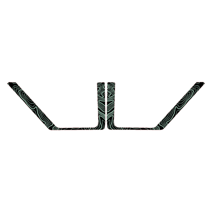 Topo Rear Door Net Trim Overlay Kit (Printed Series) - 2021+ Bronco