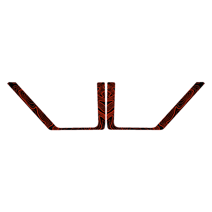 Topo Rear Door Net Trim Overlay Kit (Printed Series) - 2021+ Bronco
