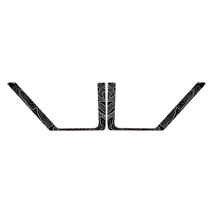 Topo Rear Door Net Trim Overlay Kit (Printed Series) - 2021+ Bronco