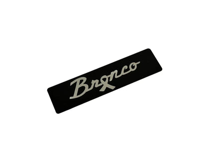 Custom Weathertech Floor Mat Logo (Etched Metal) - Universal