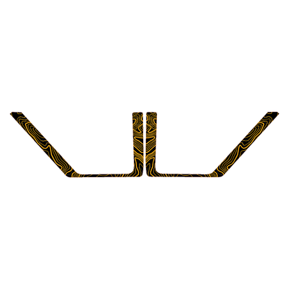 Topo Front Door Net Trim Overlay Kit (Printed Series) - 2021+ Bronco