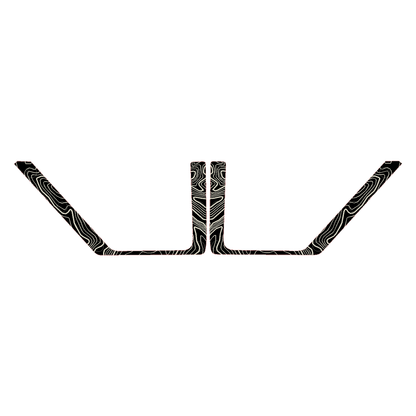 Topo Front Door Net Trim Overlay Kit (Printed Series) - 2021+ Bronco