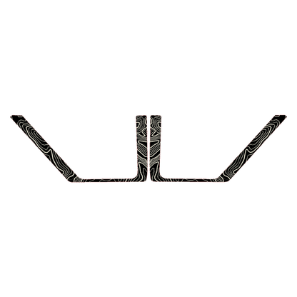 Topo Rear Door Net Trim Overlay Kit (Printed Series) - 2021+ Bronco