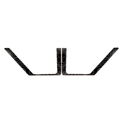 Topo Rear Door Net Trim Overlay Kit (Printed Series) - 2021+ Bronco