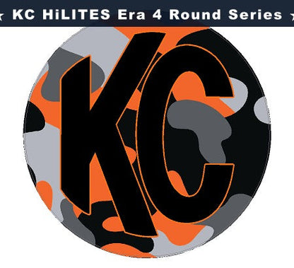 KC HiLITES Era 4 ROUND Series Light Cover Overlays - Universal