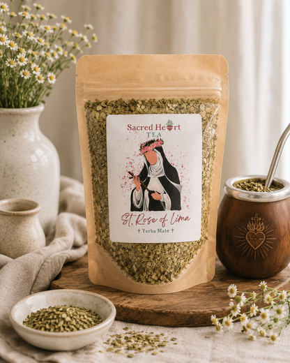 Saint Rose of Lima – Yerba Mate Citrus Loose Leaf Tea | Bright & Energizing Blend