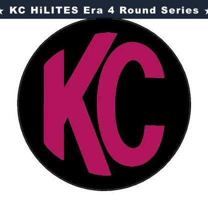 KC HiLITES Era 4 ROUND Series Light Cover Overlays - Universal