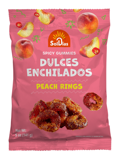 Dulces Enchilados - Spicy Peach Rings 5 oz