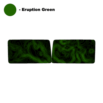 Topographic Map Premium Print Vinyl Rolls (3' or 6') - Matte Finish