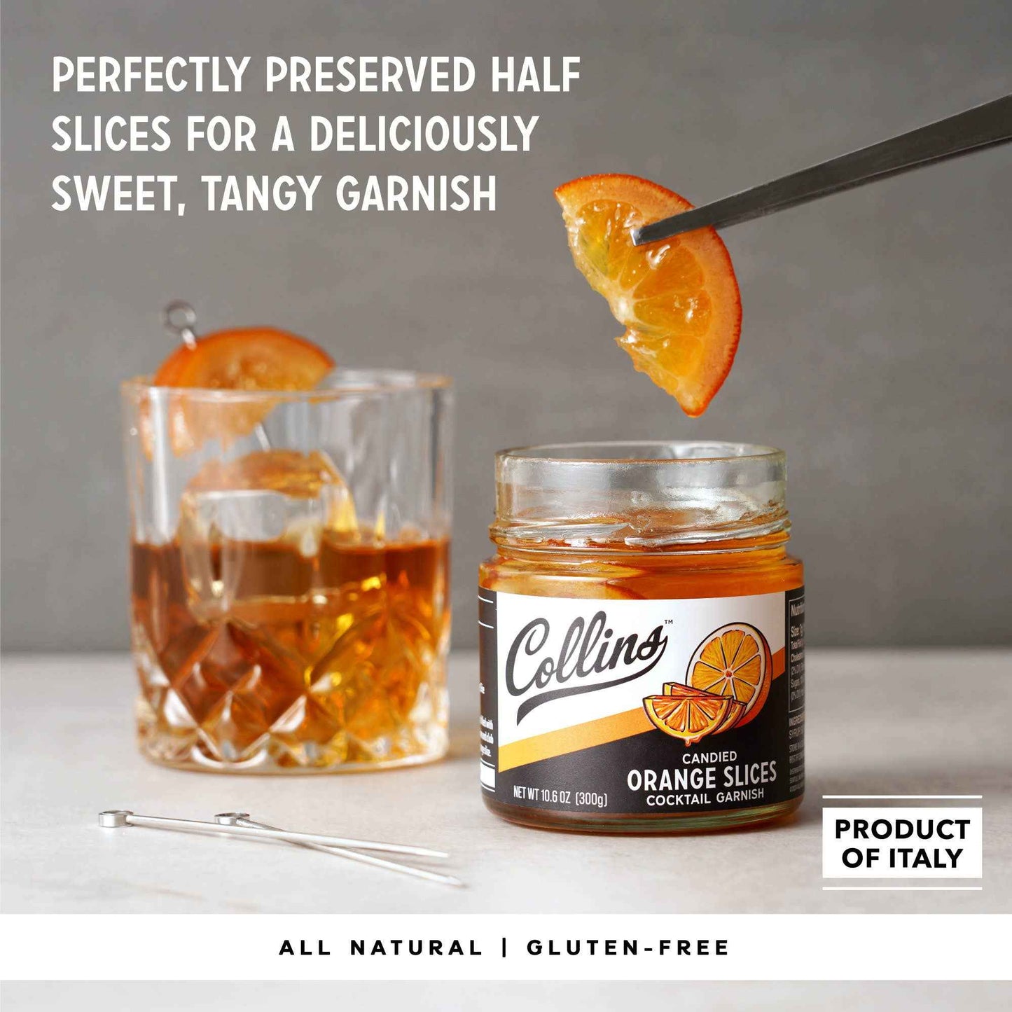 Candied Orange Slices in Syrup 10.6 oz