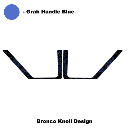 Topo Front Door Net Trim Overlay Kit (Printed Series) - 2021+ Bronco