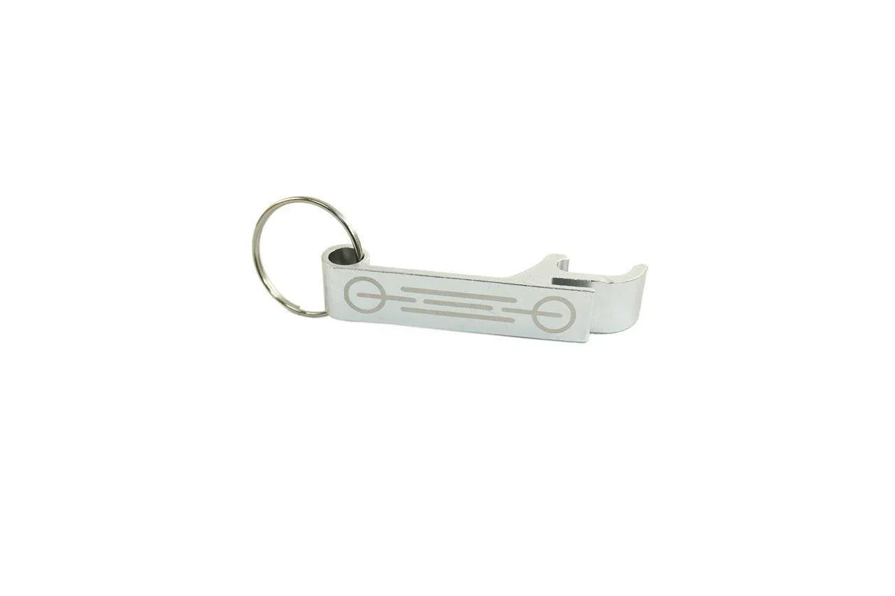 Grille Silhouette Keychain Bottle Opener - Universal