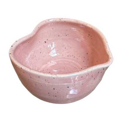 Handcrafted Heart-Shaped Matcha Bowl