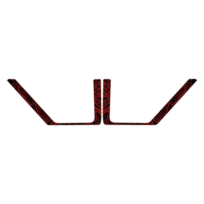 Topo Front Door Net Trim Overlay Kit (Printed Series) - 2021+ Bronco