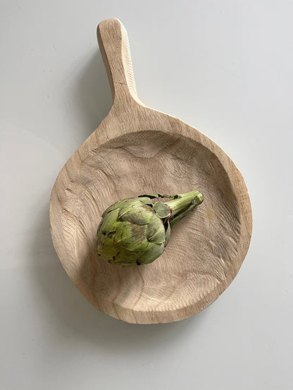 Natural Round Wood Paddle