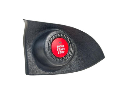 JDM Style Push to Start 3D Carbon Trim Ring Overlay - 2015-2022 Subaru WRX / STI / Most Subaru