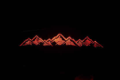 Laser Series Acrylic Third Brake Light Overlay - 2021+ Bronco