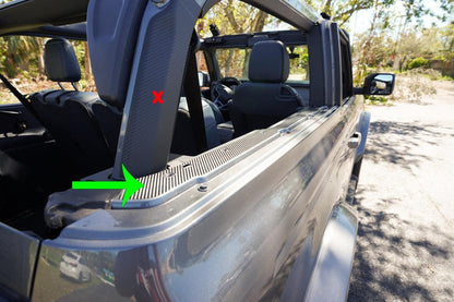 Ledge Protection - 2021+ Bronco 2/4 Door