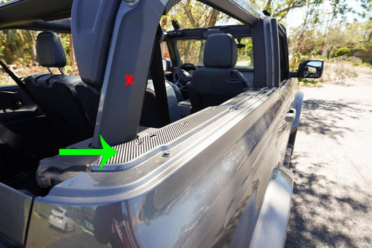 Ledge Protection - 2021+ Bronco 2/4 Door