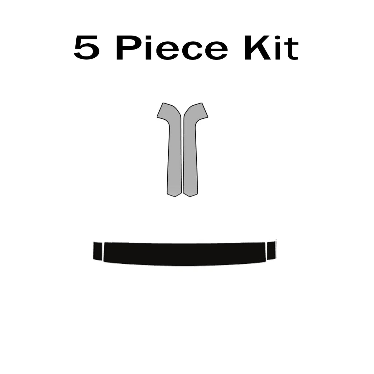 Matte Window Frame Black Out Kit - 2021+ Bronco