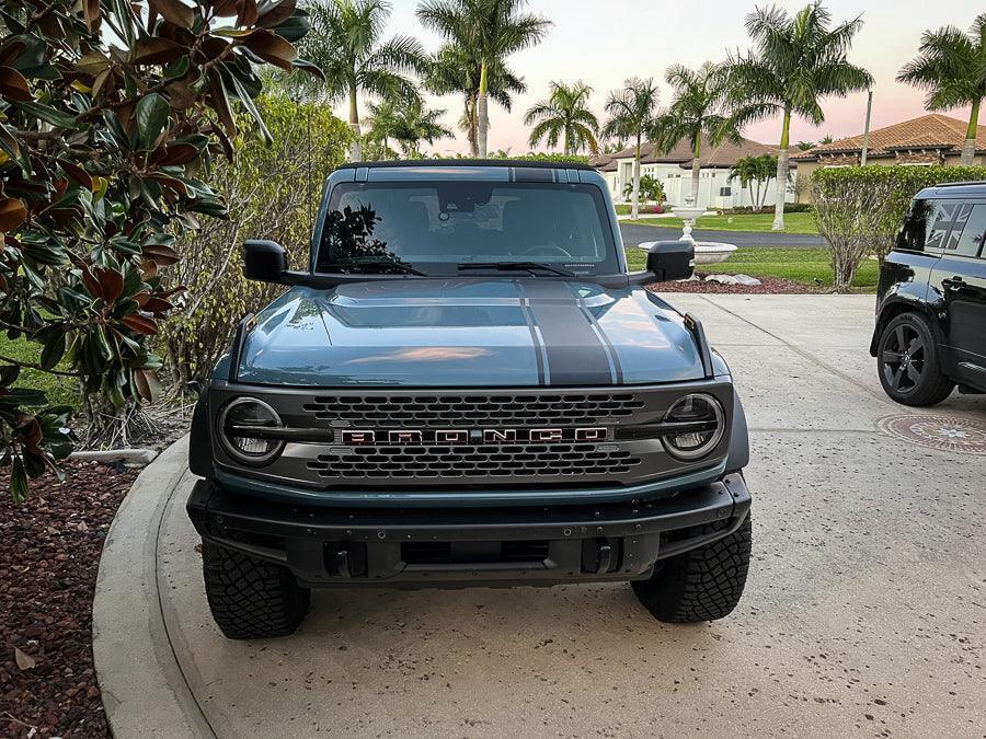 Offset Racing Hood Stripes V1 - 2021+ Bronco