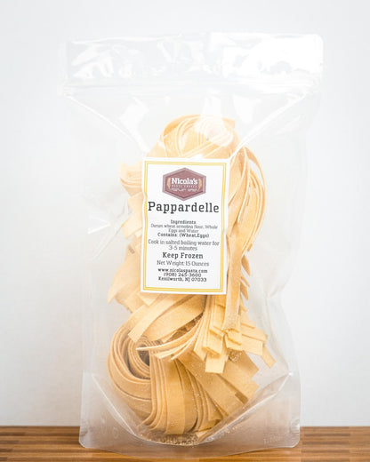 Hand Cut Fresh Pappardelle Pasta