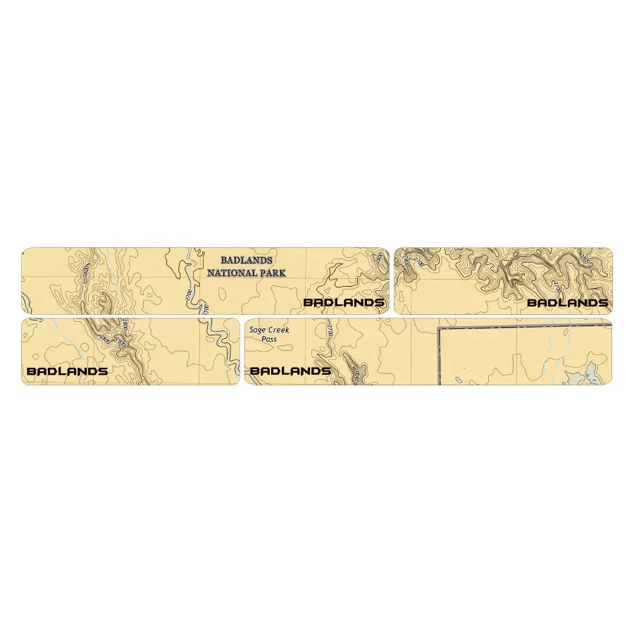 Printed Series Door Sill Protectors - 2021+ Bronco 2/4 Door