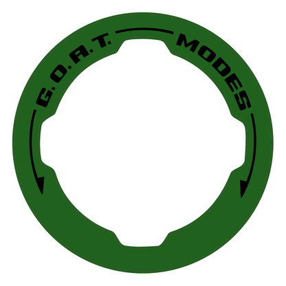 GOAT Mode Dial Ring Overlay V2 - 2021+ Bronco