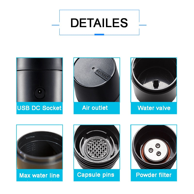 PORTABLE ESPRESSO MAKER
