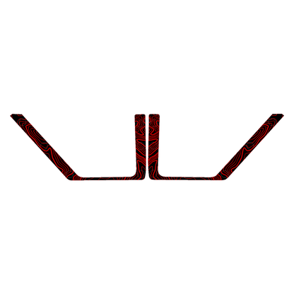 Topo Rear Door Net Trim Overlay Kit (Printed Series) - 2021+ Bronco