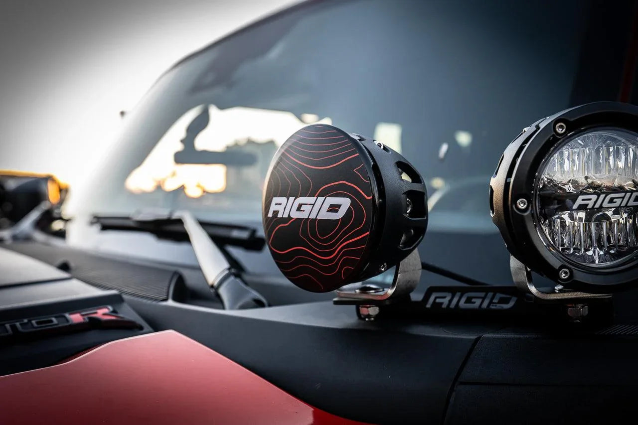 Rigid 360 Series 4" Light Cover Topo Overlays - Universal
