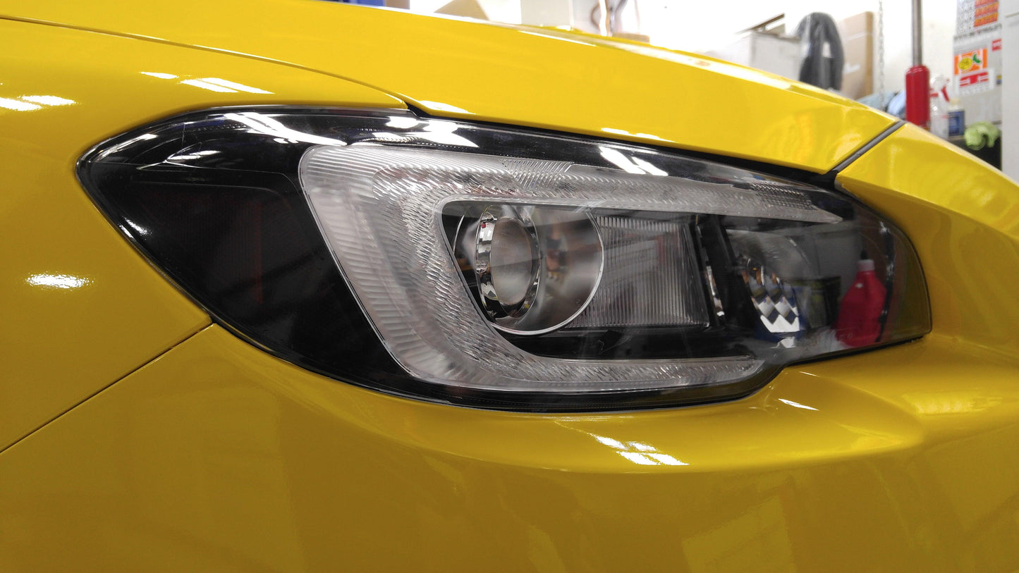 Smoked or Black Out Headlight Overlays V2 - 2015-2021 WRX / STI