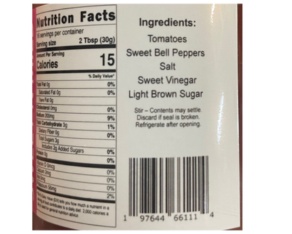 Sweet Salsa 16 oz
