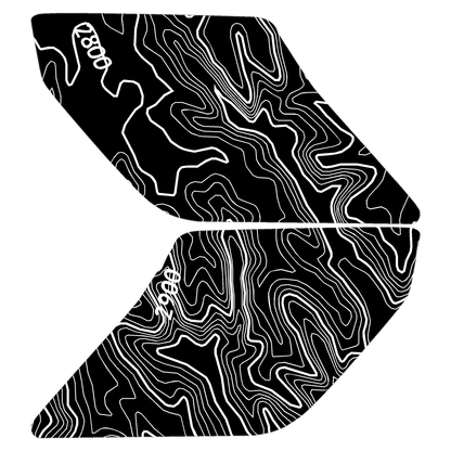 Topo Interior Door Handle Overlays - 2021+ Bronco