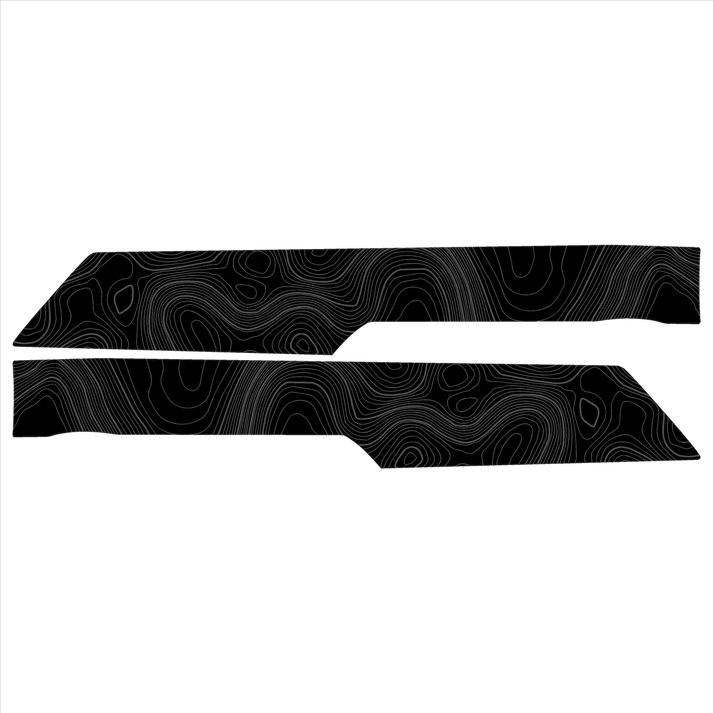 Topo Understeering Panel Overlay (Printed Series) - 2021-2022 Bronco (Type A)