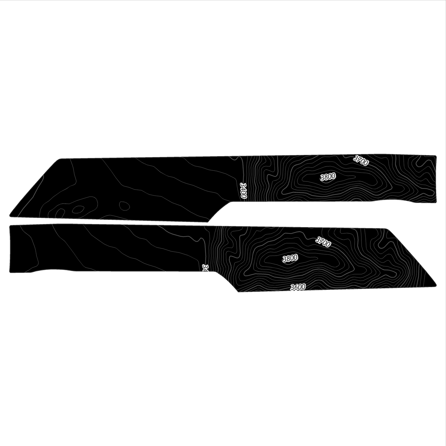 Topo Understeering Panel Overlay (Printed Series) - 2021-2022 Bronco (Type A)