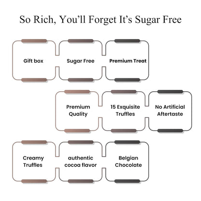 Andy Anand Sugar-Free Belgian Chocolate Truffles, 25 pc – Handmade Assortments, Stevia Sweetened, Diabetic-Friendly, Birthday & Holiday