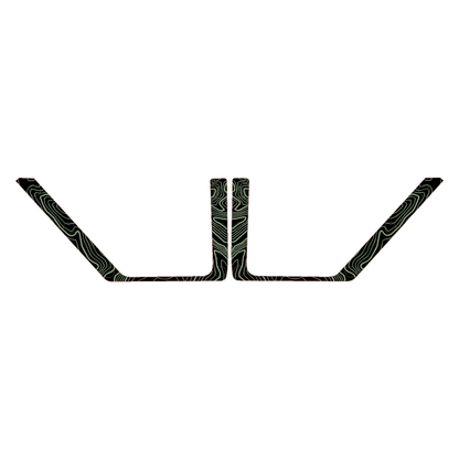 Topo Front Door Net Trim Overlay Kit (Printed Series) - 2021+ Bronco