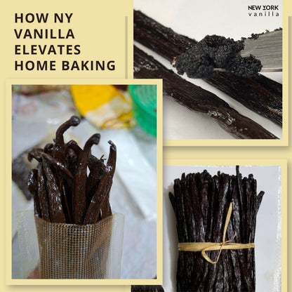 25 Premium Whole Ugandan Vanilla Beans Grade A  - For making Vanilla Extract