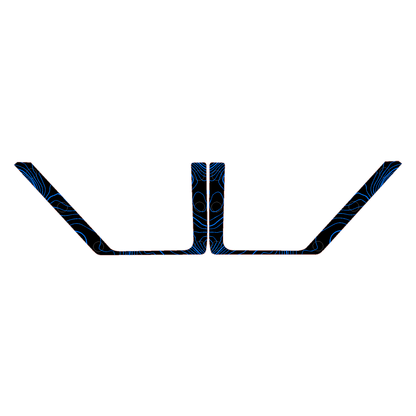 Topo Rear Door Net Trim Overlay Kit (Printed Series) - 2021+ Bronco