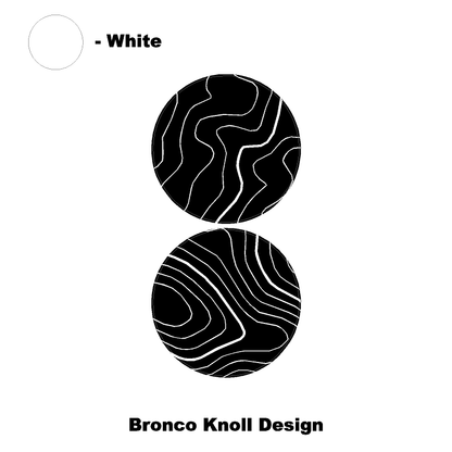 Topo Cup Holder Inserts (Printed Series + Acrylic) - 2021+ Bronco