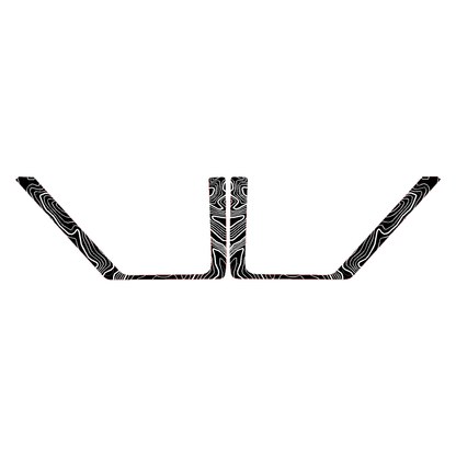 Topo Front Door Net Trim Overlay Kit (Printed Series) - 2021+ Bronco