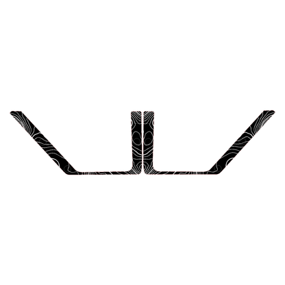 Topo Front Door Net Trim Overlay Kit (Printed Series) - 2021+ Bronco