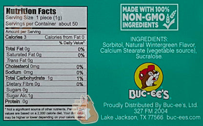 Buc-ee's Wintergreen Mints
